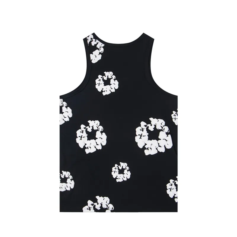D303# P96 DENIM TEARS foam kapok sleeveless vest S-XL